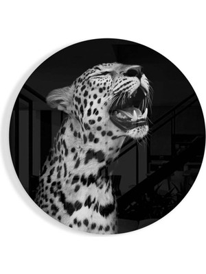 Petmudo AVM Leopar Cam Tablo NO:1096 | Hediyelik, Dekoratif, Ofis, Mutfak