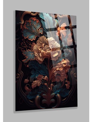 Petmudo AVM Ultra Yüksek Çözünürlüklü Bronz Gül Görseli Ev, Ofis, Hediyesi