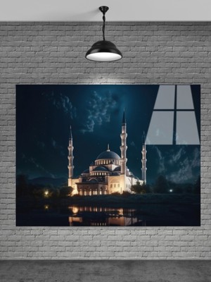 Petmudo AVM 3D Camii Cam Tablo Ev Dekorasyon,balkon Dekorasyonu,dekoratif,duvar Tablo,mutfak Tablo