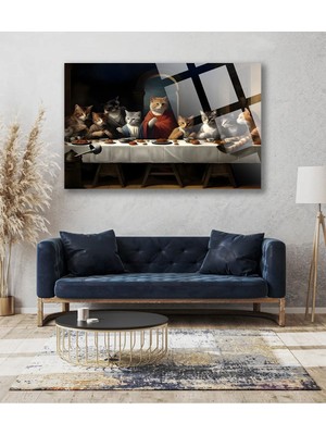 Petmudo AVM 4mm Lüks Kırılmaz Temperli Yüksek Çözünürlüklü Cam Tablo