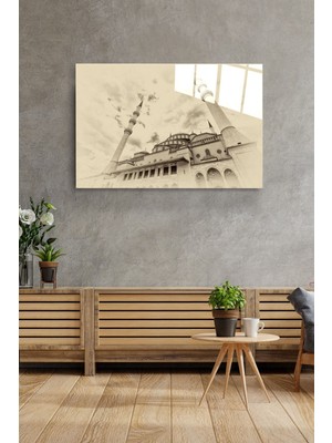 Petmudo AVM Cami Cam Tablo, Dekoratif Cam Tablo