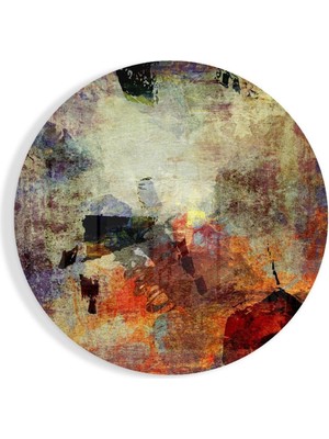 Petmudo AVM Soyut Cam Tablo NO:2053 | Hediyelik, Dekoratif, Ofis, Mutfak