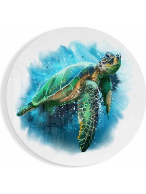 Petmudo AVM Caretta Caretta Cam Tablo | Hediyelik, Dekoratif, Ofis, Mutfak