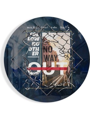 Petmudo AVM Kendi Yolunu Çiz Cam Tablo | Hediyelik, Dekoratif, Ofis, Mutfak