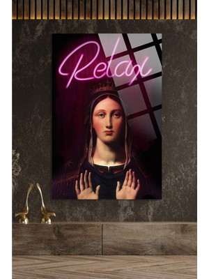 Petmudo AVM Relax 4mm Lüks Kırılmaz Temperli Yüksek Çözünürlüklü Cam Tablo