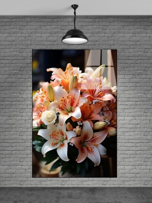 Petmudo AVM Çiçek Cam Tablo Sevilen Seriler