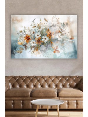 Petmudo AVM Ultra Yüksek Çözünürlüklü Cam Harika Çiçek Tablosu Kırılmaz Cam Tablo Ev, Salon, Hediyesi