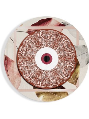 Petmudo AVM Nazar Boncuğu Cam Tablo | Hediyelik, Dekoratif, Ofis, Mutfak