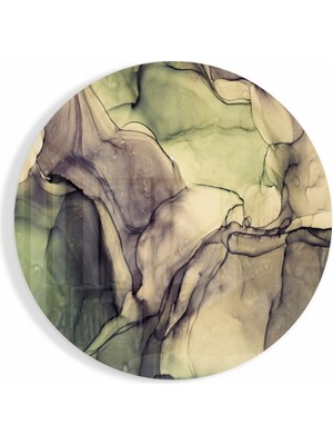 Petmudo AVM Yeşil Mermer Cam Tablo | Hediyelik, Dekoratif, Ofis, Mutfak