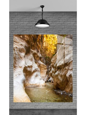 Petmudo AVM Muhteşem Kanyonlar Temperli Cam Üzerine Tablo Sevgilinize Yılbaşı