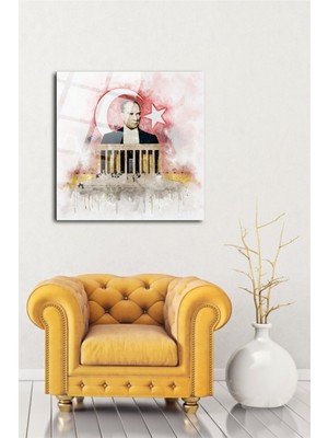 Petmudo AVM Atatürk Cam Tablo | Hediyelik, Dekoratif, Ofis, Mutfak