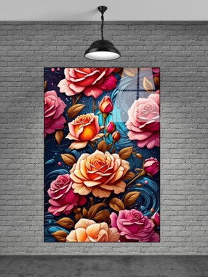 Petmudo AVM Çiçek Cam Tablo Sevilen Seriler