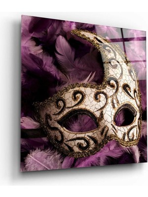 Petmudo AVM Balo Maskesi Cam Tablo NO:1068 | Hediyelik, Dekoratif, Ofis, Mutfak