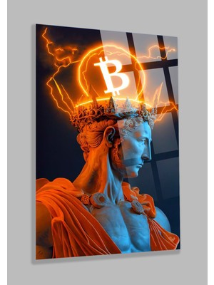 Petmudo AVM Bitcoin Cam Tablo Harika Tasarım Kırılmaz Cam Tablo Yeni Nesil Tablo Ev, Iş Yeri Hediyesi