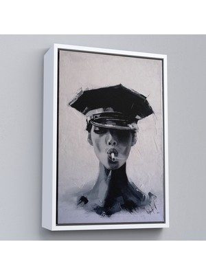 Petmudo AVM Çerçeveli Içen Soyut Kadın TABLOSU-7723