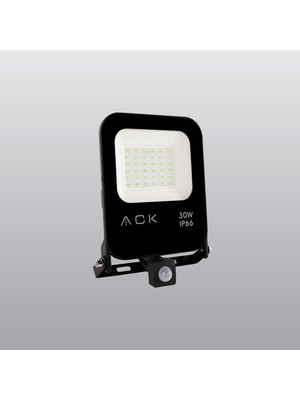 Kassel Aydınlatma Ack 30W LED Projektör Bahçe Açık Alan Tabela Aydınlatması 6500K Beyaz Işık