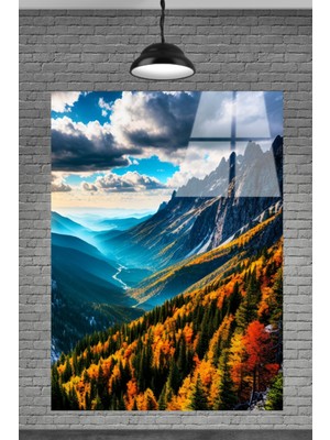 Petmudo AVM Doğa Manzarası Cam Tablo