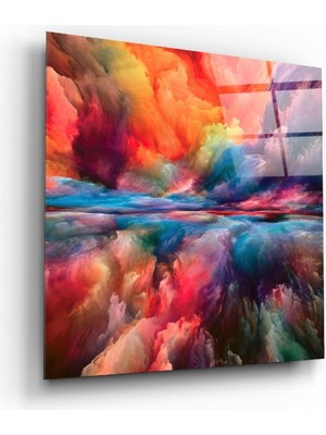 Petmudo AVM Renk Patlaması Cam Tablo