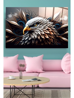 Petmudo AVM Kartal Cam Tablo, Dekoratif Cam Tablo