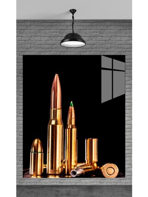 Petmudo AVM Mermi Cam Tablo Ev Dekorasyon,balkon Dekorasyonu,dekoratif,duvar Tablo,mutfak Tablo