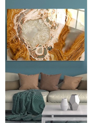 Petmudo AVM Abstract Cam Tablo, Dekoratif Cam Tablo