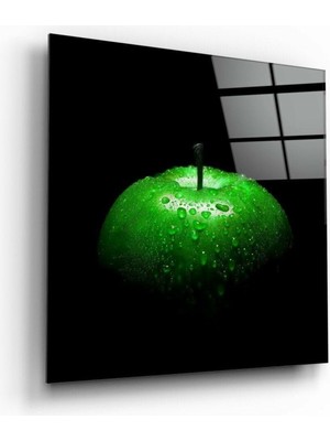 Petmudo AVM Yeşil Elma Cam Tablo