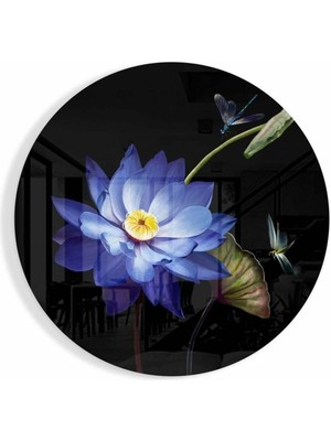 Petmudo AVM Çiçek Cam Tablo NO:2038 | Hediyelik, Dekoratif, Ofis, Mutfak