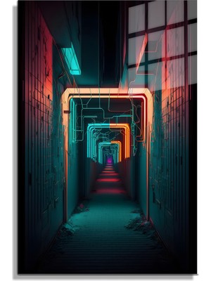 Petmudo AVM Space/uzay Yapay Zeka Özel Tasarım Cam Tablo Ofis, Mutfak Çocuk Odası, Salon 124