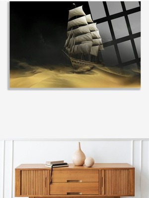 Petmudo AVM Harika Gemi Portre Uv Baskılı Kırılmaz Cam Tablo, Ev ve Ofis Yüksek Çözünürlüklü 4mm Cam Tablo