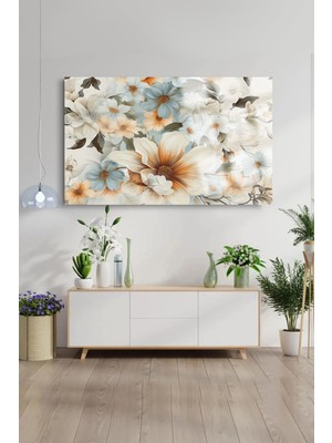 Petmudo AVM Ultra Yüksek Çözünürlüklü Cam Harika Çiçek Tablosu Kırılmaz Cam Tablo Ev, Salon, Hediyesi