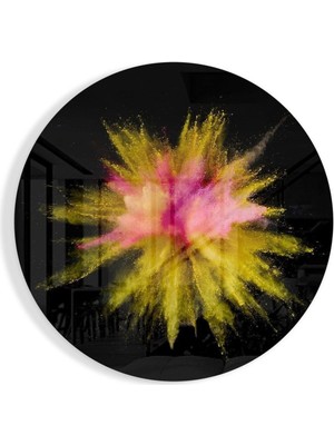 Petmudo AVM Soyut Cam Tablo NO:1039 | Hediyelik, Dekoratif, Ofis, Mutfak