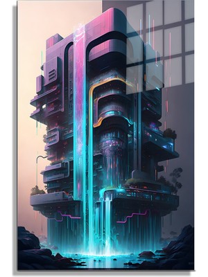 Petmudo AVM Space/uzay Yapay Zeka Özel Tasarım Cam Tablo Ofis, Mutfak Çocuk Odası, Salon 68