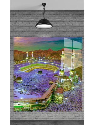 Petmudo AVM Büyüleyici Etkisiyle Kabe Temperli Cam Üzerine Tablo Sevgilinize Yılbaşı Hediye