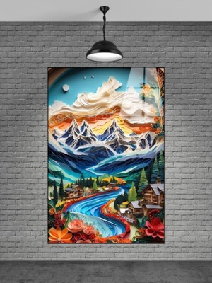 Petmudo AVM 3D Manzara Cam Tablo