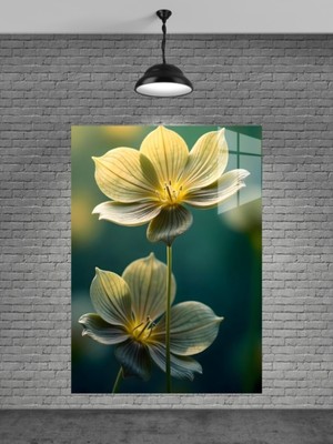 Petmudo AVM Çiçek Cam Tablosu Ev Dekorasyon,balkon Dekorasyonu,dekoratif,duvar Tablo,mutfak Tablo,hediyelik