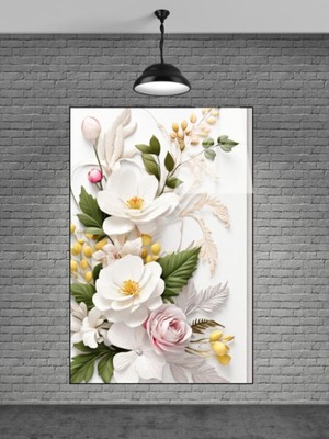 Petmudo AVM Çiçek Cam Tablo Sevilen Seriler