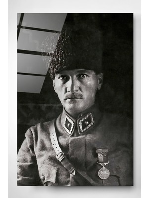 Petmudo AVM Atatürk Cam Tablo, Dekoratif Cam Tablo