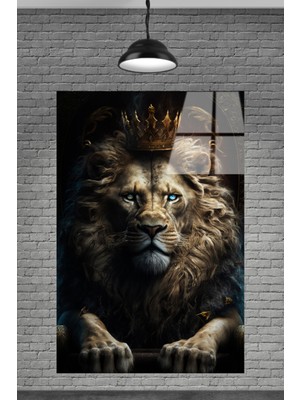 Petmudo AVM Aslan Kral Cam Tablo