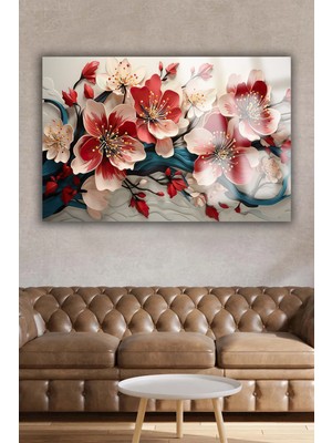 Petmudo AVM Ultra Yüksek Çözünürlüklü Cam Harika Çiçek Tablosu Kırılmaz Cam Tablo Ev, Salon, Hediyesi