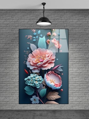 Petmudo AVM Çiçek Cam Tablo Sevilen Seriler