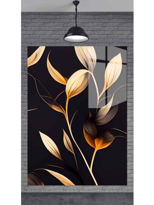 Petmudo AVM Çiçek Dekoratif Temperli Cam Tablo