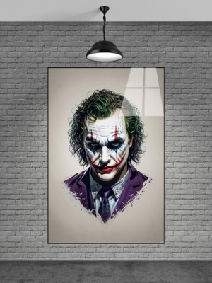 Petmudo AVM Joker Cam Tablo Ev Dekorasyon,balkon Dekorasyonu,dekoratif,duvar Tablo,mutfak Tablo