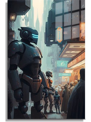 Petmudo AVM Space/uzay Yapay Zeka Özel Tasarım Cam Tablo Ofis, Mutfak Çocuk Odası, Salon 113