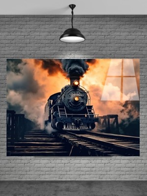 Petmudo AVM 3D Kara Tren Cam Tablo