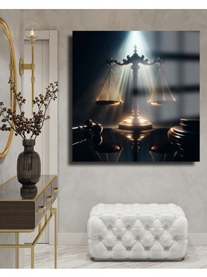 Petmudo AVM Avukat Ofisine Hediye Themis Heykeli Adalet Heykeli Kırılmaz Cam Tablo Ev Ofis Iş Yeri Hediryesi