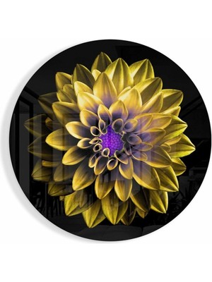 Petmudo AVM Çiçek Cam Tablo NO:1004 | Hediyelik, Dekoratif, Ofis, Mutfak