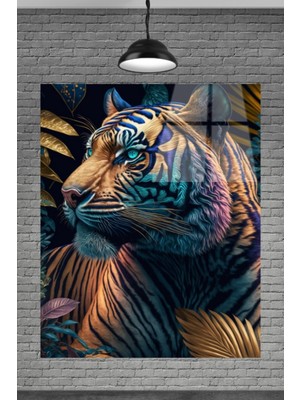 Petmudo AVM 3D Kaplan Fotoğrafı Cam Tablosu