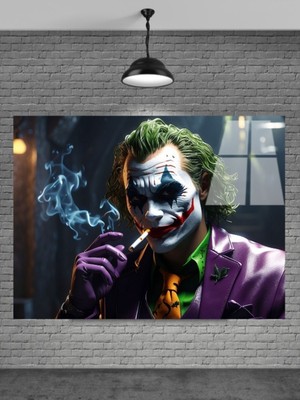 Petmudo AVM Joker Cam Tablo Ev Dekorasyon,balkon Dekorasyonu,dekoratif,duvar Tablo,mutfak Tablo