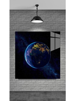 Petmudo AVM Muhteşem Görseliyle Dünya 'nın Temperli Cam Üzerine Tablosu