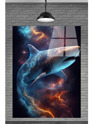 Petmudo AVM 3D Denizdeki Yunus Balığı Cam Tablosu